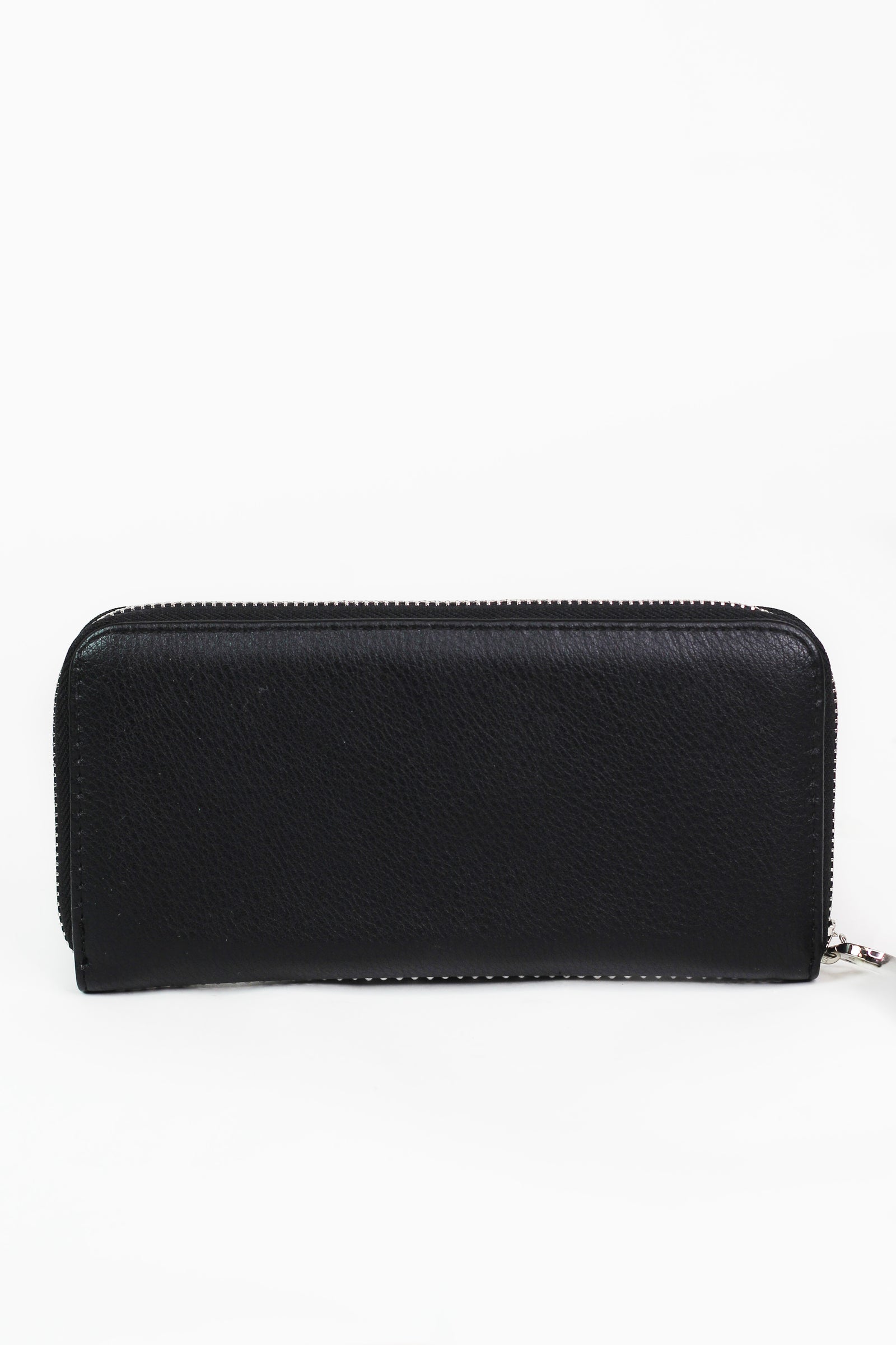 Baguette & Round Rhinestone Criss Cross Wallet