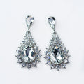 Gradual Teardrop Outlined Earring