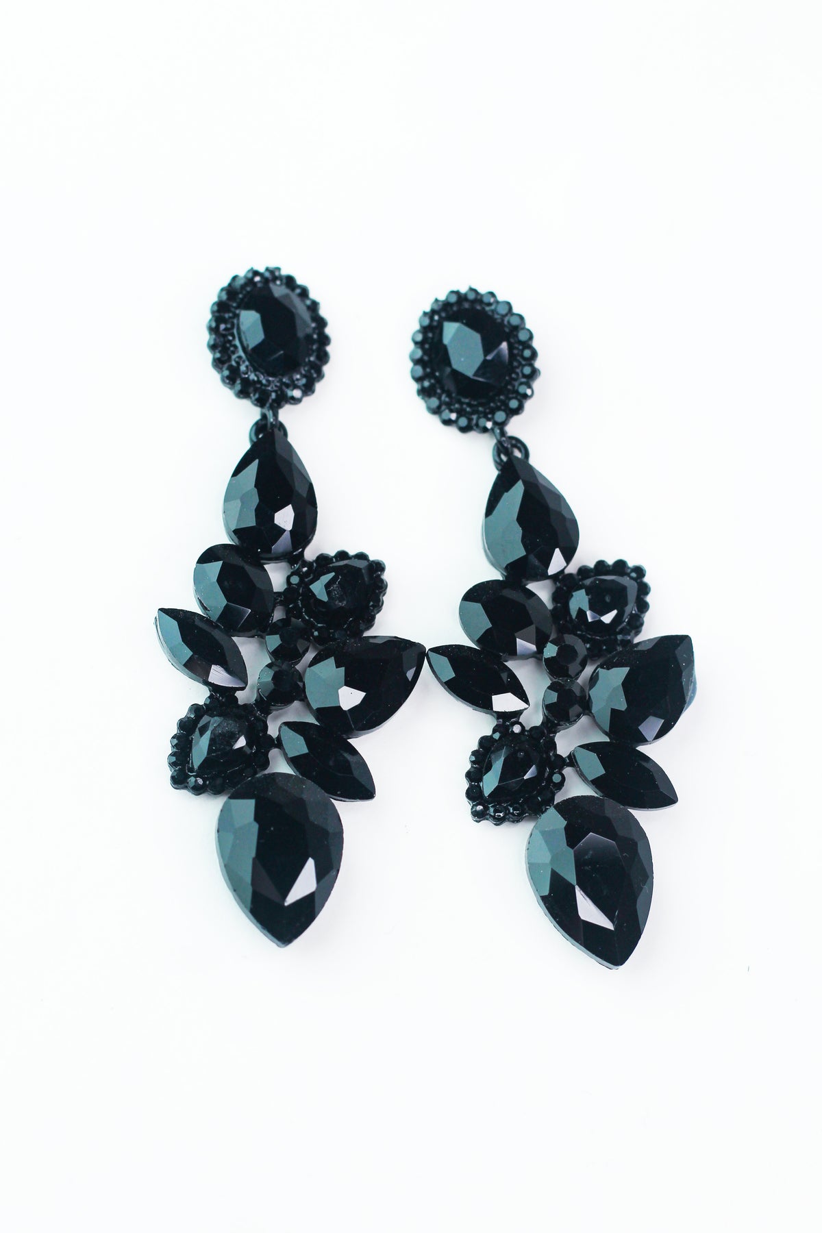 Multi Shaped Chandelier Earring