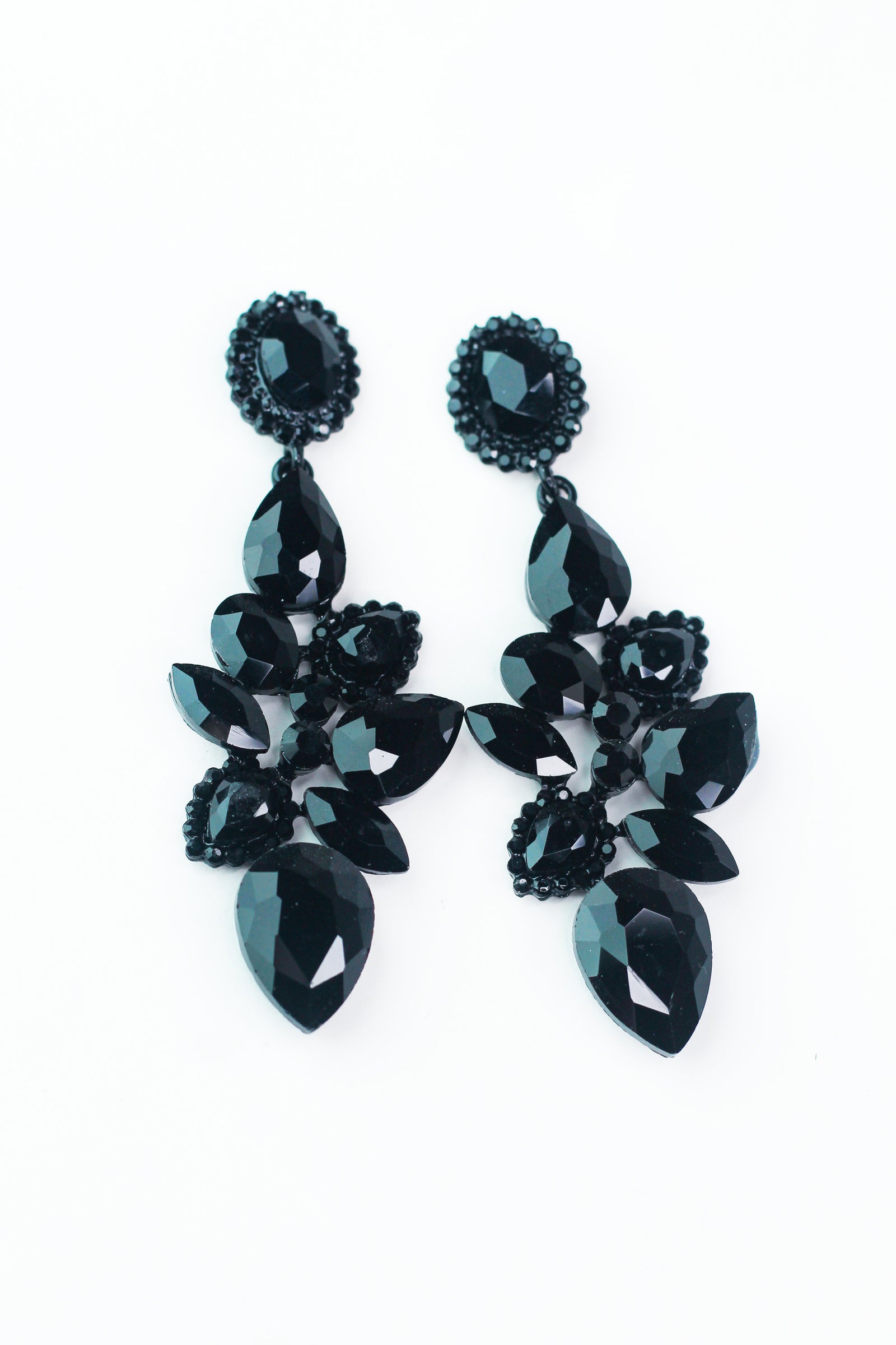 Multi Shaped Chandelier Earring
