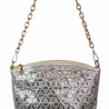 Hexagon Baguettes & Rhinestone Front Purse