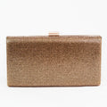 All Rhinestone Front Rectangle Evening Clutch