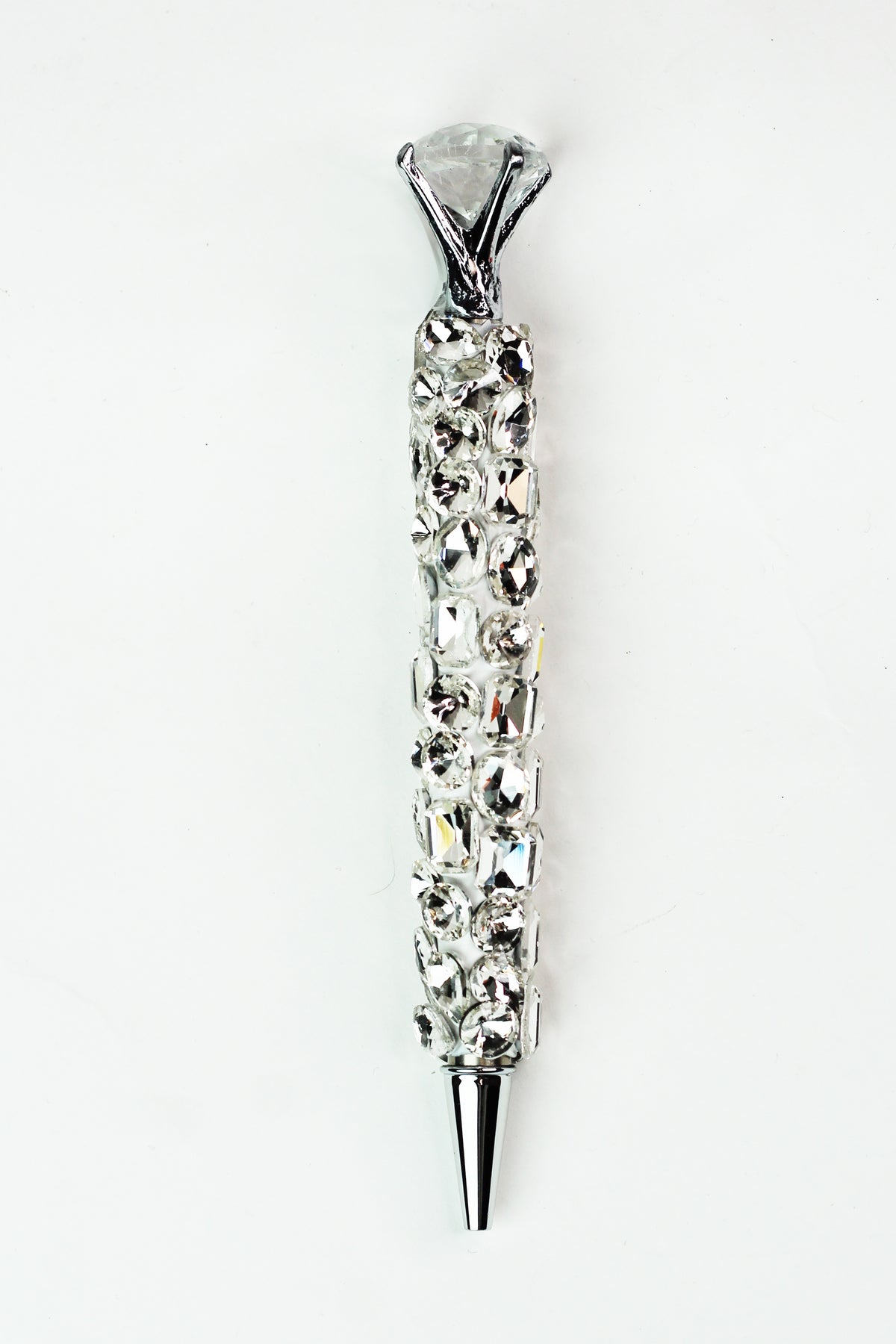 Chunky Rhinestone Diamond Top Writing Pen