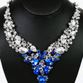 XL Large Pear Shape Statement Necklace