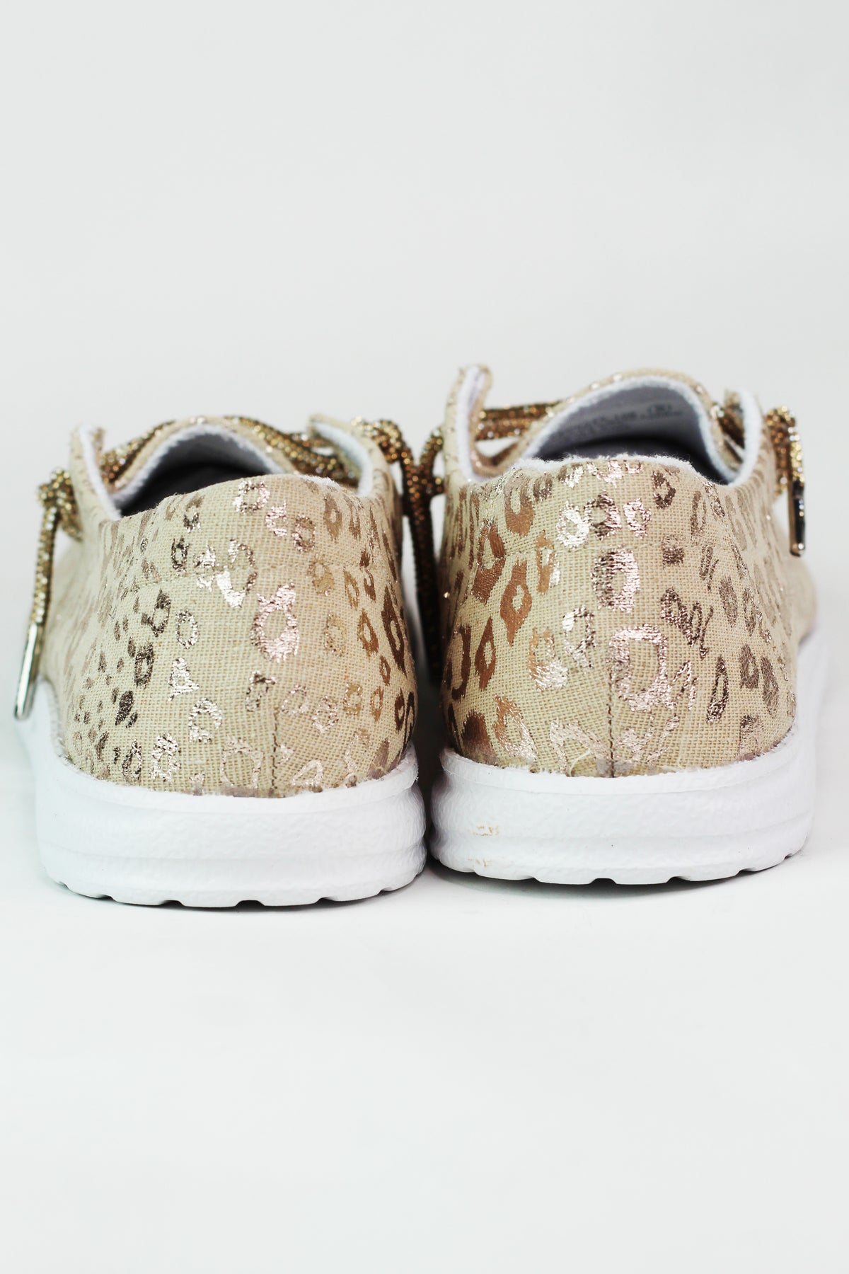 Leopard Loafer W/ Sequin Laces
