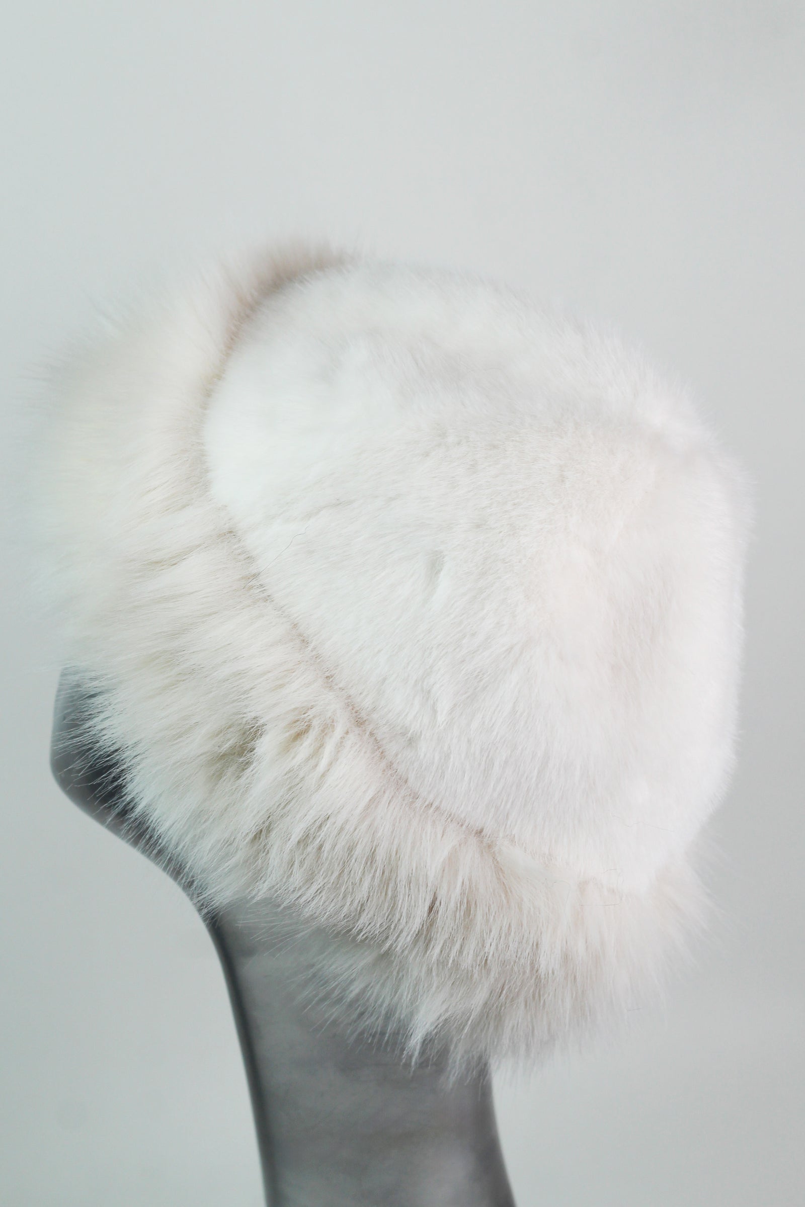 Solid Color Faux Fur Hat