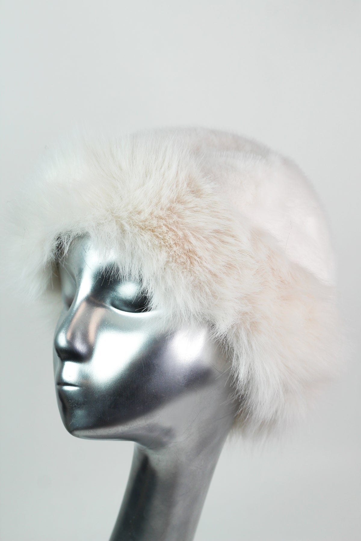 Solid Color Faux Fur Hat