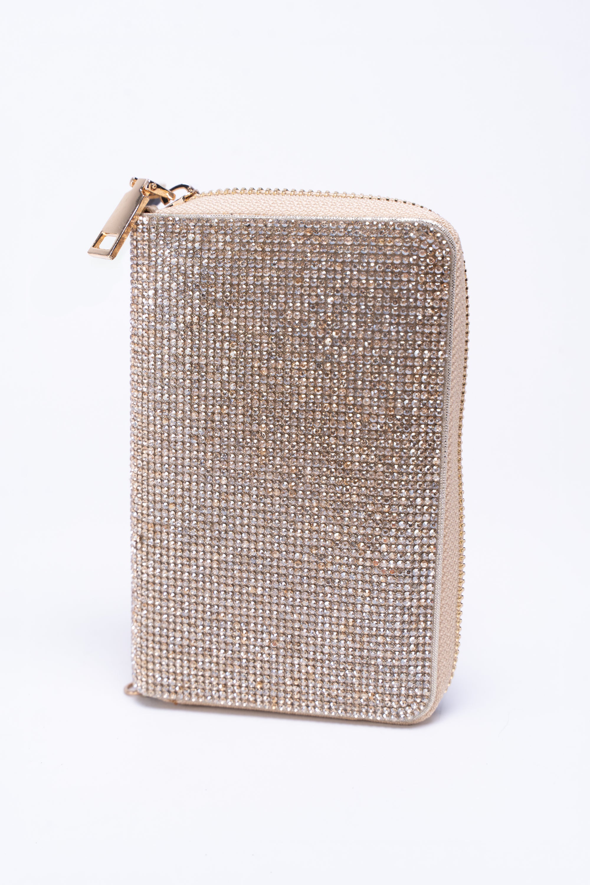 All Rhinestone Front & Back Wallet (4x6")