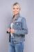 Denim Jacket Covered in Rhinestones