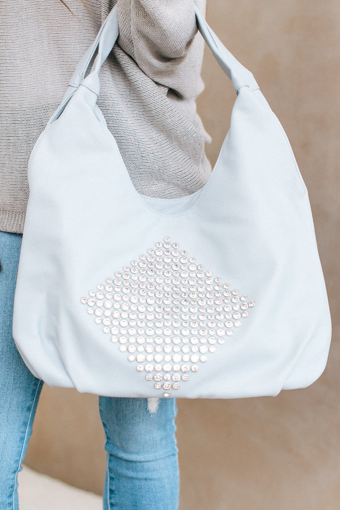 Diamond Center Hobo Bag