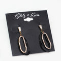 Paperclip Style Dangle Earring