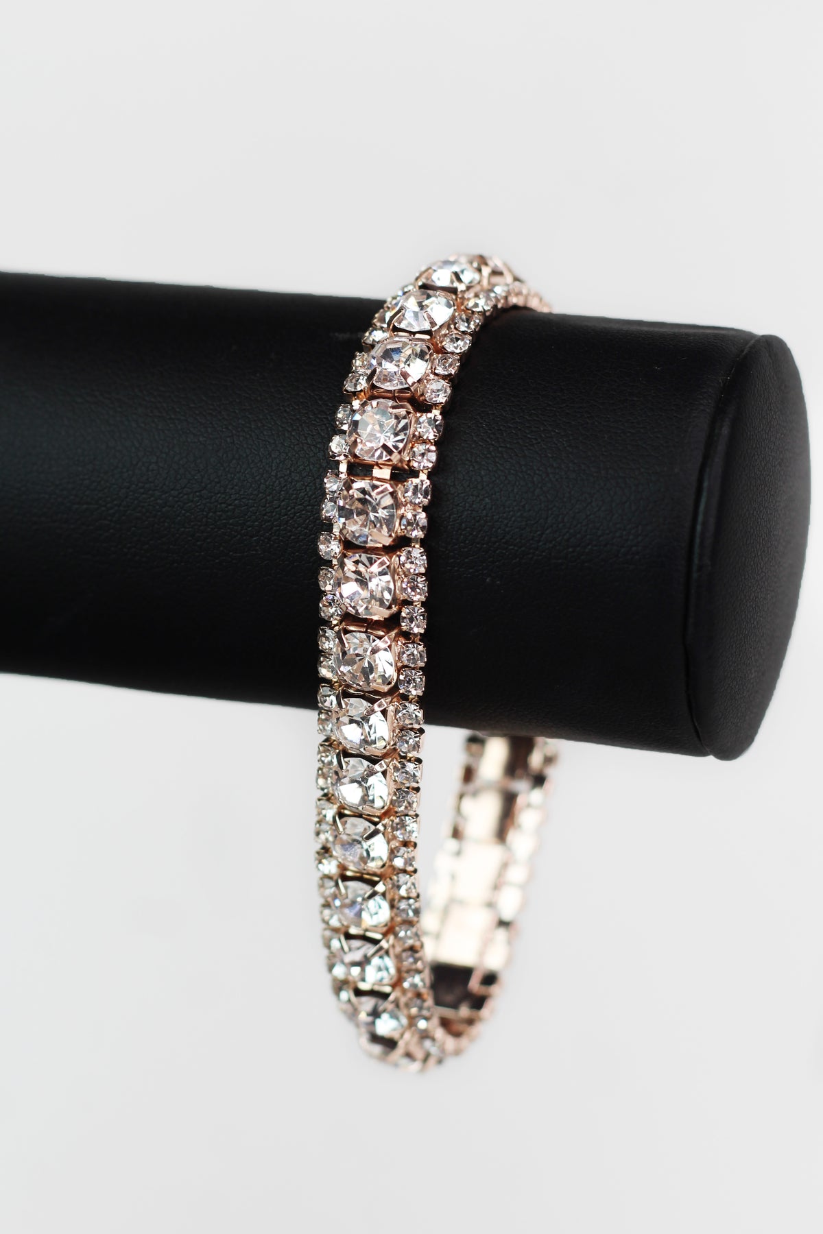 Circle Center Rhinestone Trim Tennis