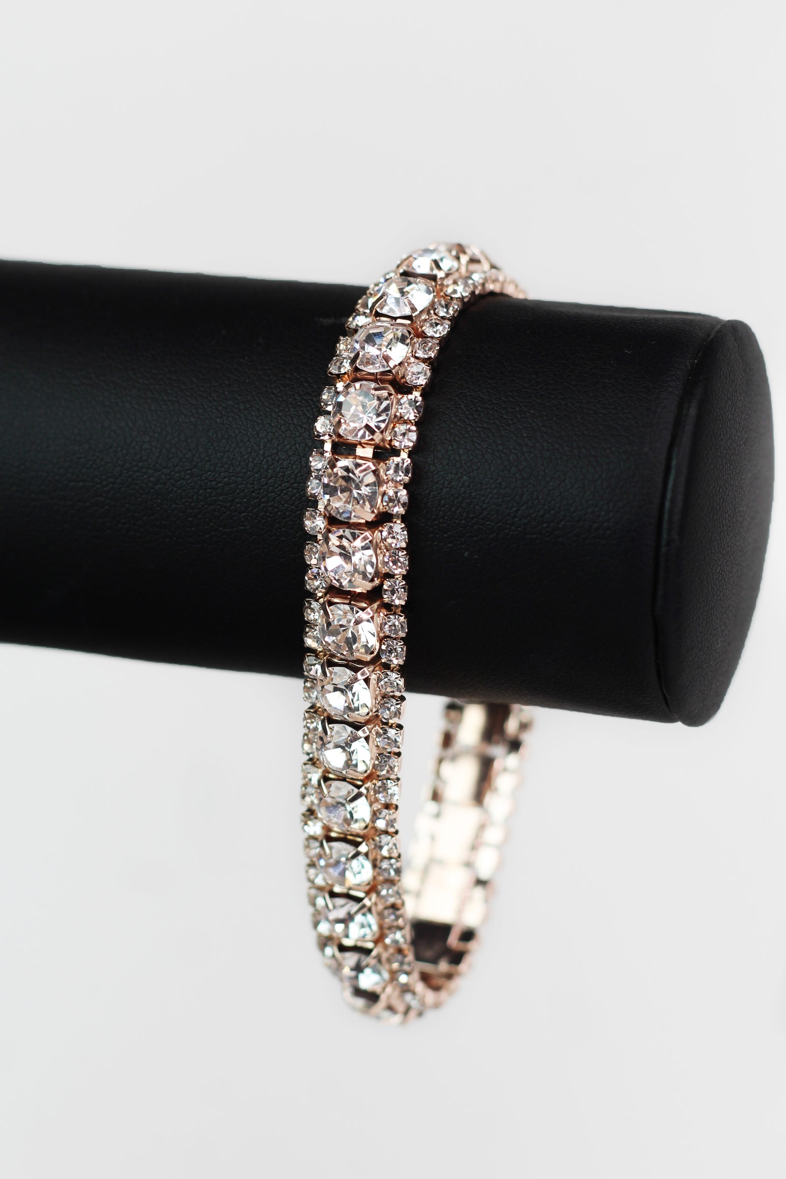 Circle Center Rhinestone Trim Tennis