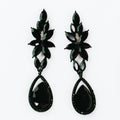 Teardrop Pear with Marquise Flower Earrings
