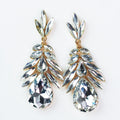 Crystal Drop Statement Earrings