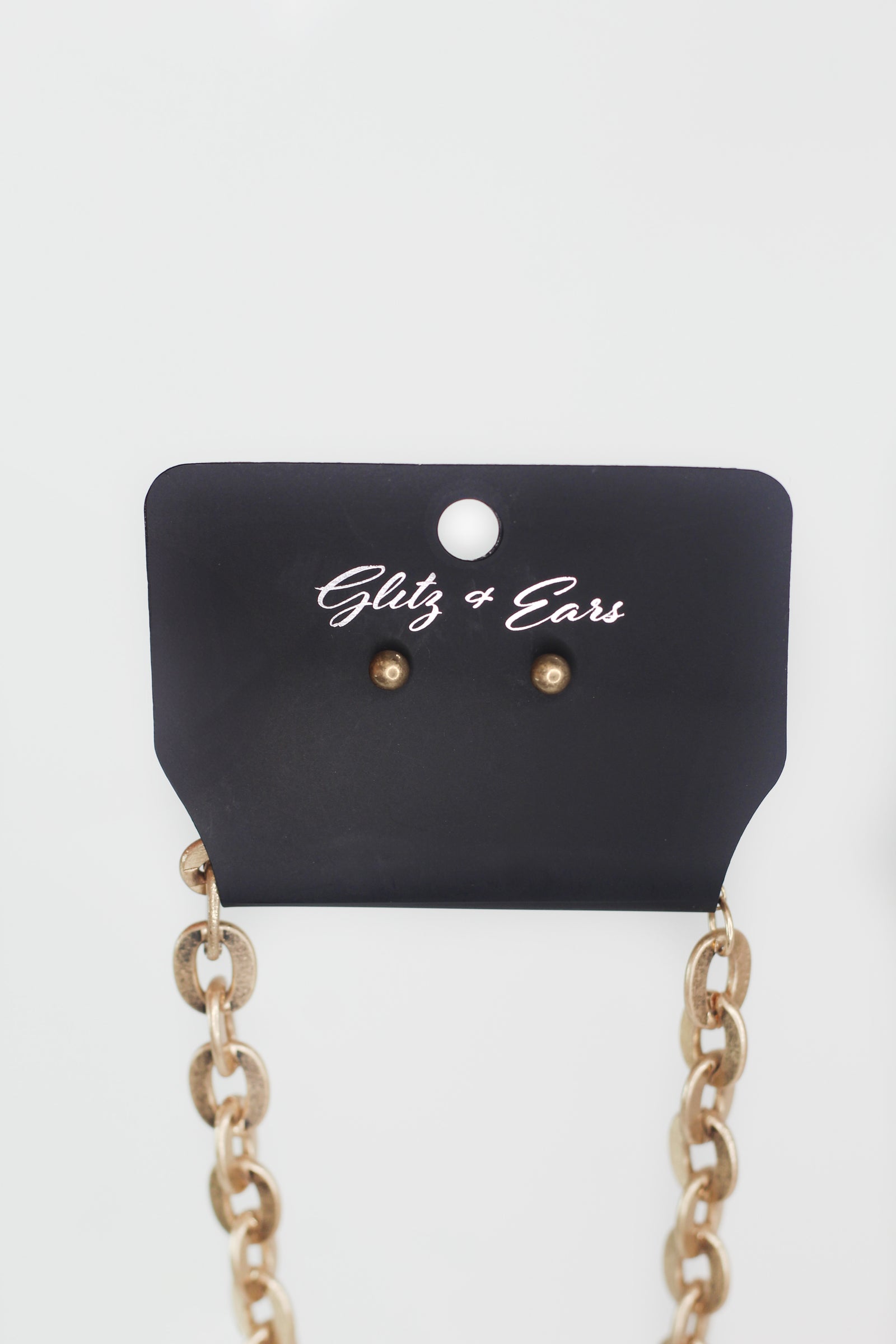 Coin Pearl Thick Chain Necklace Set