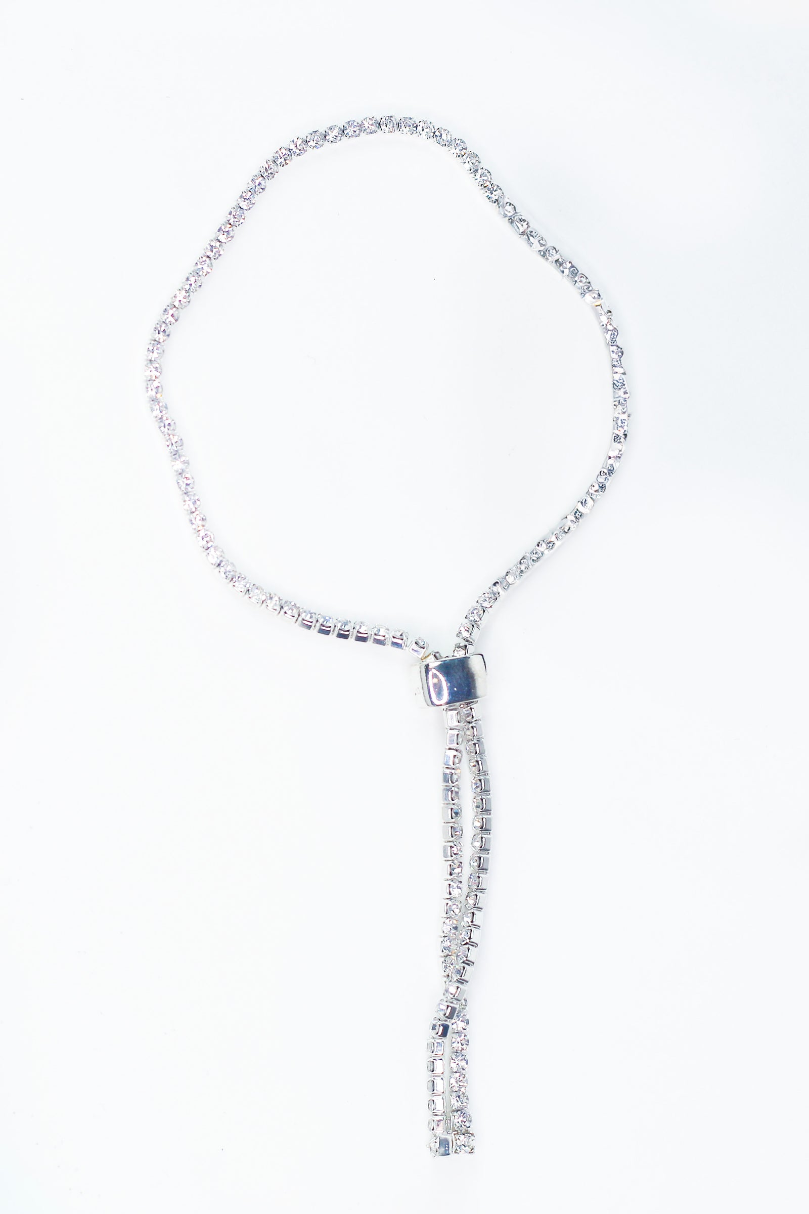 Simple Rhinestone Adjustable Bracelet