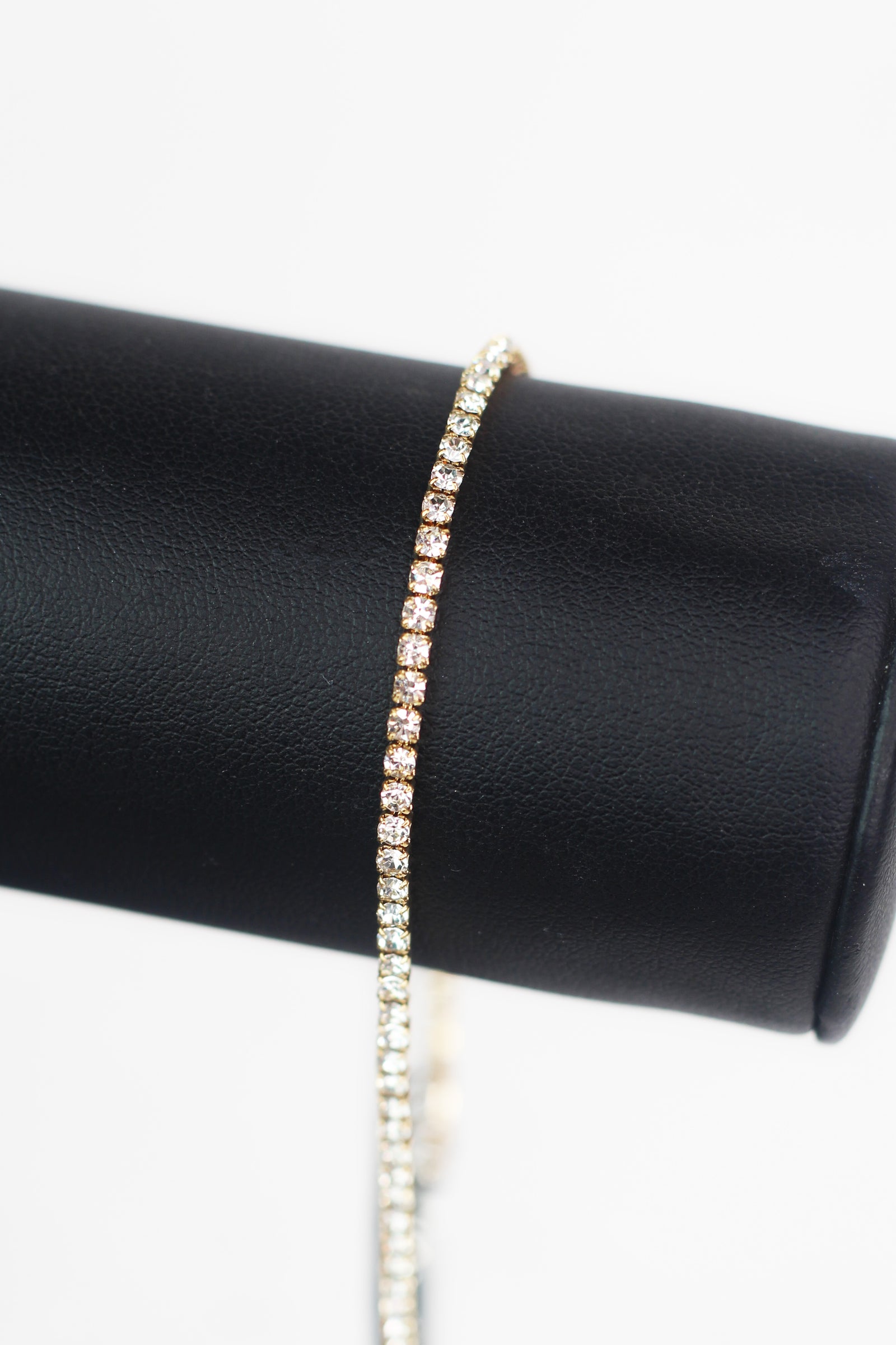 Simple Rhinestone Adjustable Bracelet