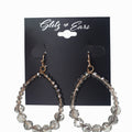 Tear Drop Crystal Earrings