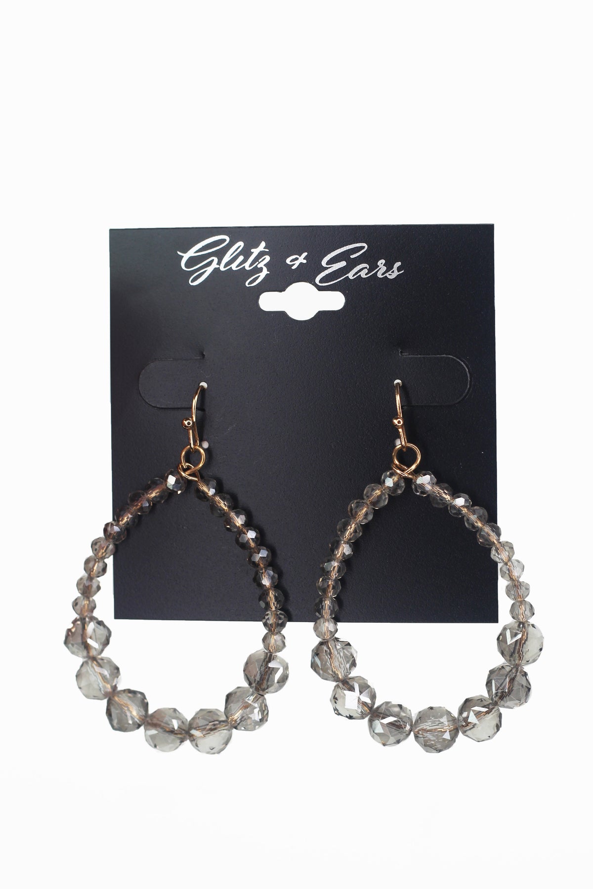 Tear Drop Crystal Earrings