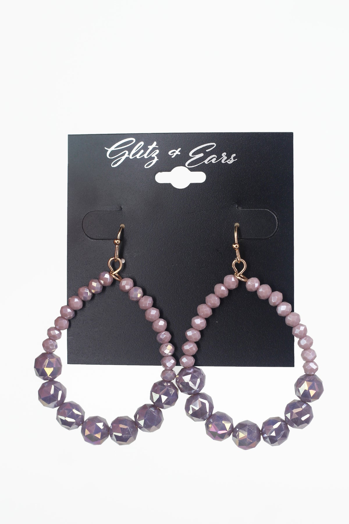 Tear Drop Crystal Earrings