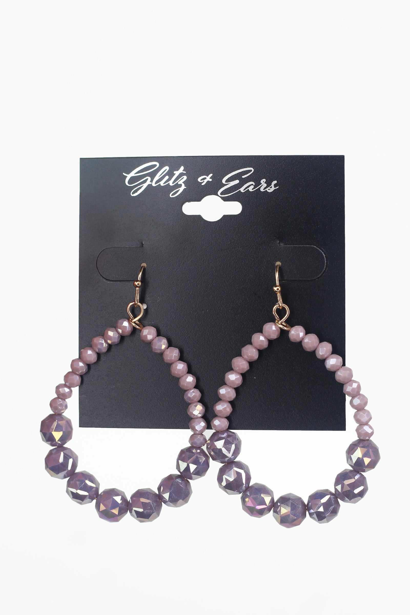 Tear Drop Crystal Earrings