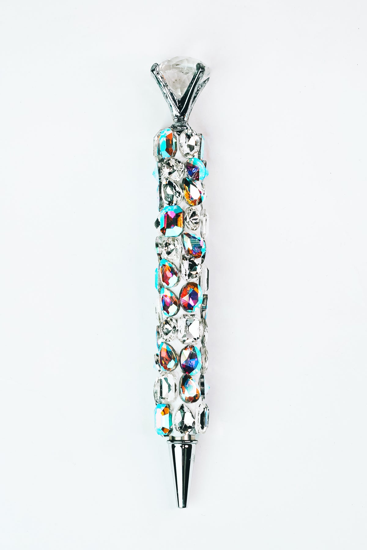 Chunky Rhinestone Diamond Top Writing Pen