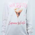Socialite Drink Club Long Sleeved T-Shirt Espresso Martini(SALE)