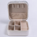 Square Rhinestone Jewelry Box