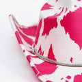 Cow Print Cowboy Hat w/ Rhinestone String