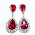 XL 2 Tear Shape Bottom 7 Rounds Earrings