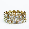 S Design Round Stone Stretch Bracelet - Glitz & Ears Boutique