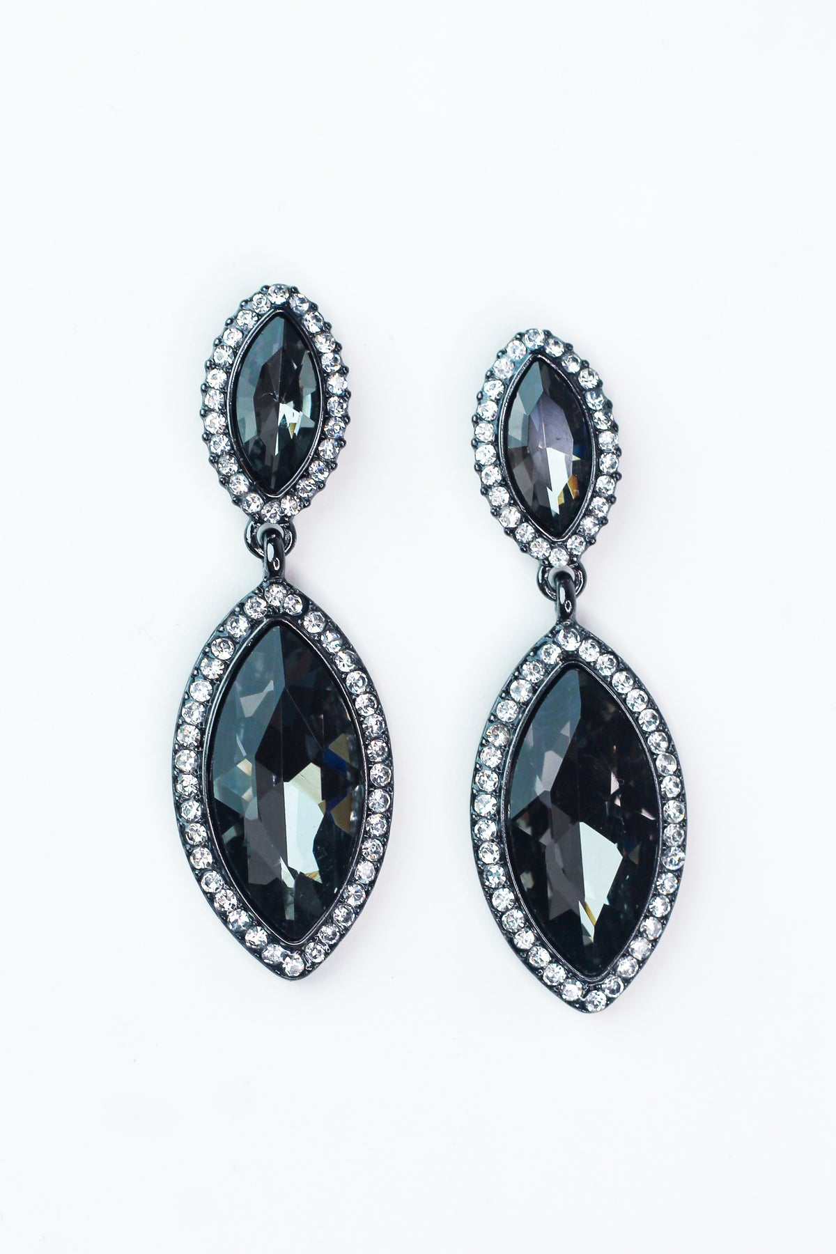 Almond Stone Post &amp; Dangle Earring