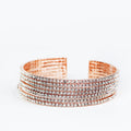 7 Row All Rhinestone Cuff - Glitz & Ears Boutique