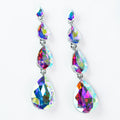 Small To Large 3 Teardrop Dangle Earring