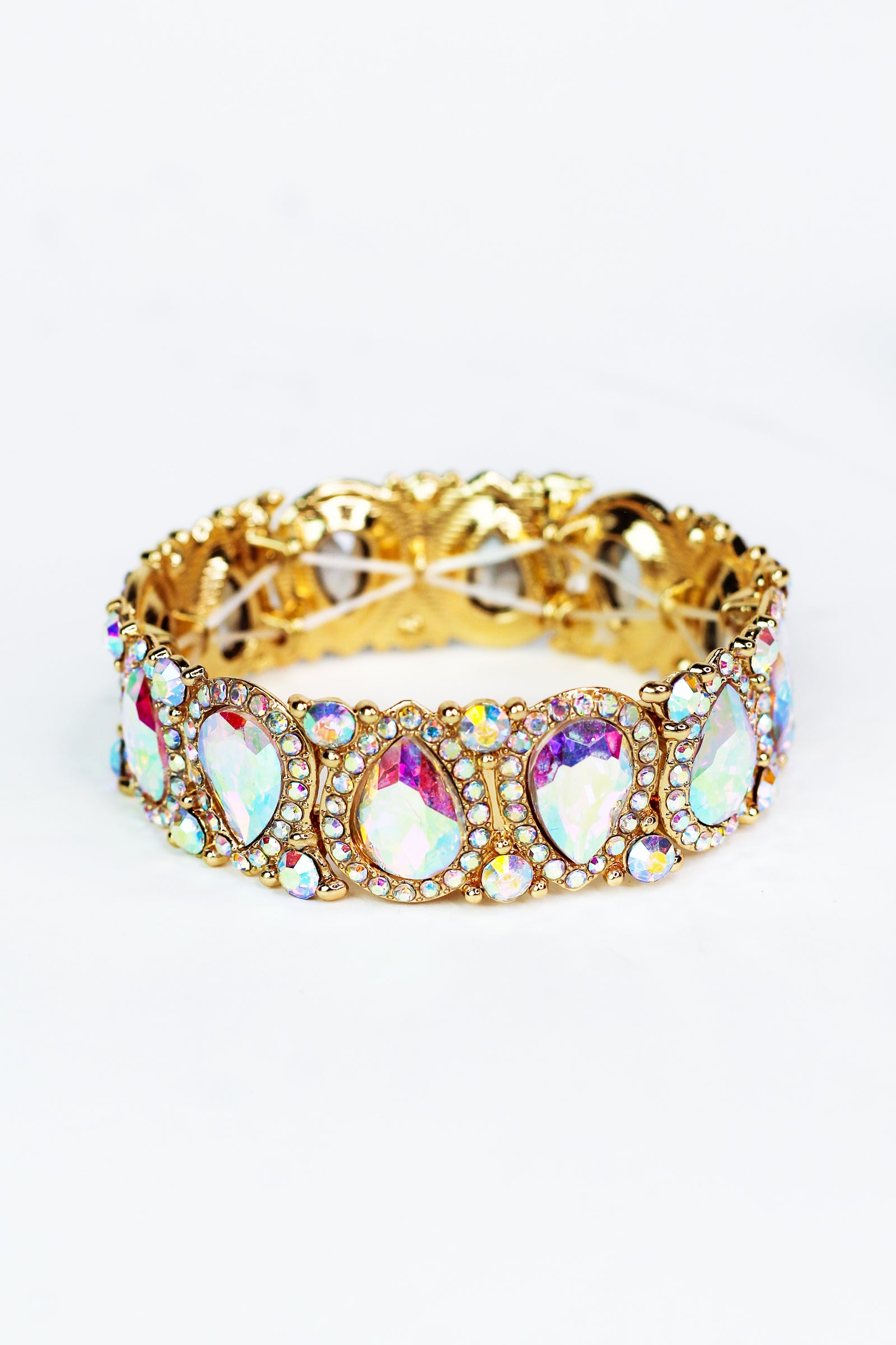 Alternating Upside Down Teardrop Bracelet - Glitz & Ears Boutique