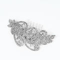 Filled Almond & Swirl Scatter Stone Hair Comb