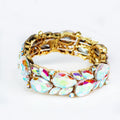 Mixed Shapes Rhinestone Stretch Bracelet - Glitz & Ears Boutique