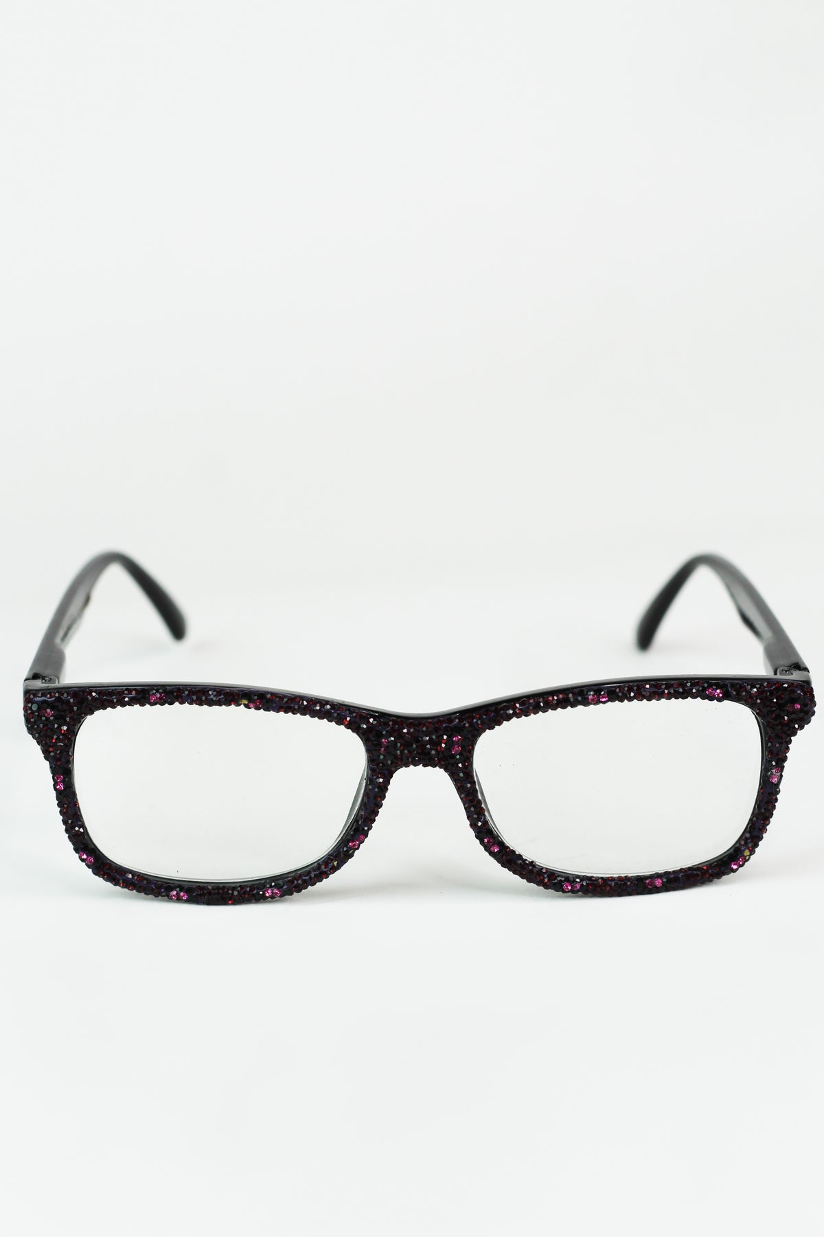 Rectangle Frame Leopard Rhinestone Readers