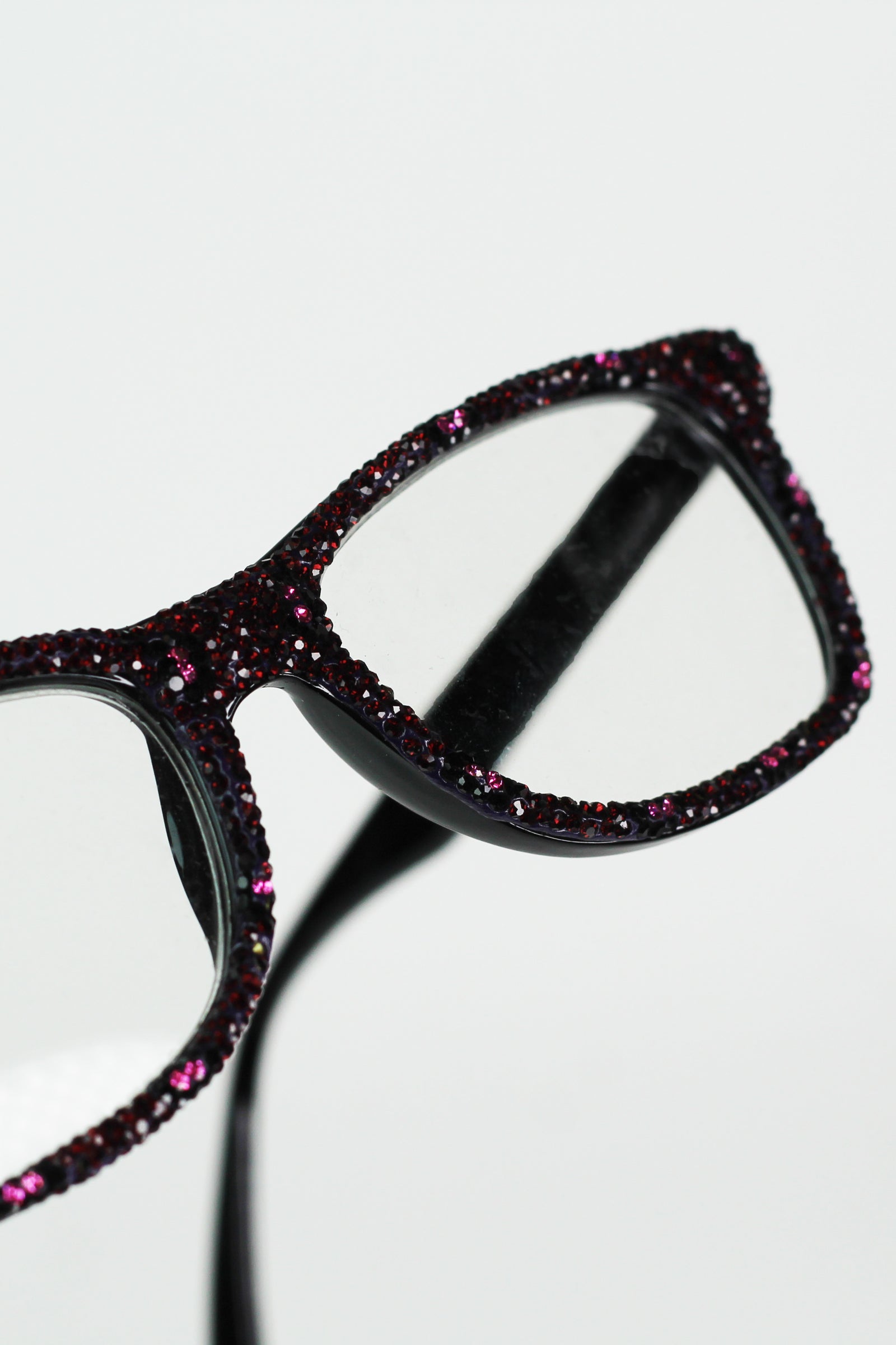 Rectangle Frame Leopard Rhinestone Readers
