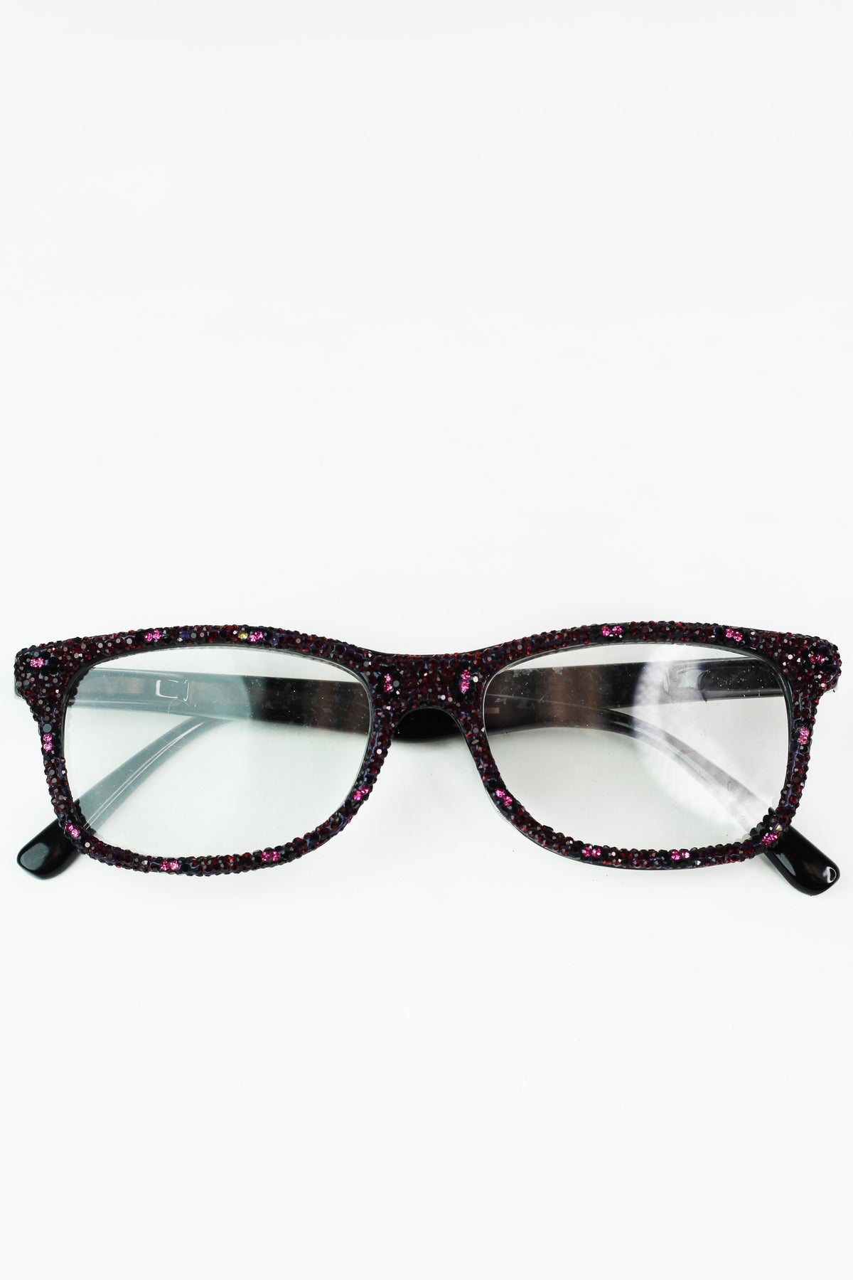 Rectangle Frame Leopard Rhinestone Readers
