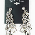Multisize Round & Marquis Rhinestones & Vines Earrings