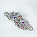 Round Marquis & Rhinestone Scroll Hair Comb - Glitz & Ears Boutique