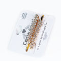 2 Row Zig Zag Rhinestone Bobby Pin Set