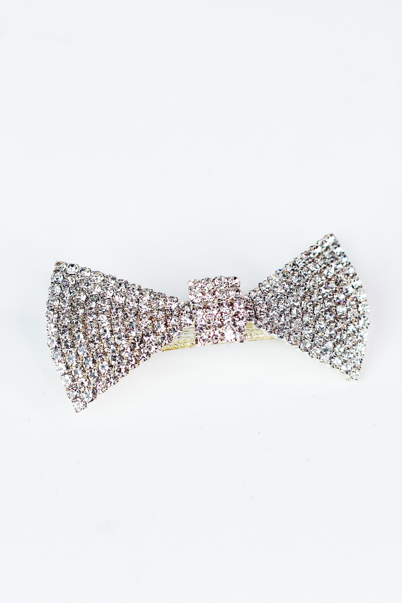 Rhinestone Bow Hair Clip