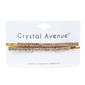 Double Row Rhinestone Bobby Pin Set