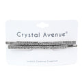 Double Row Rhinestone Bobby Pin Set