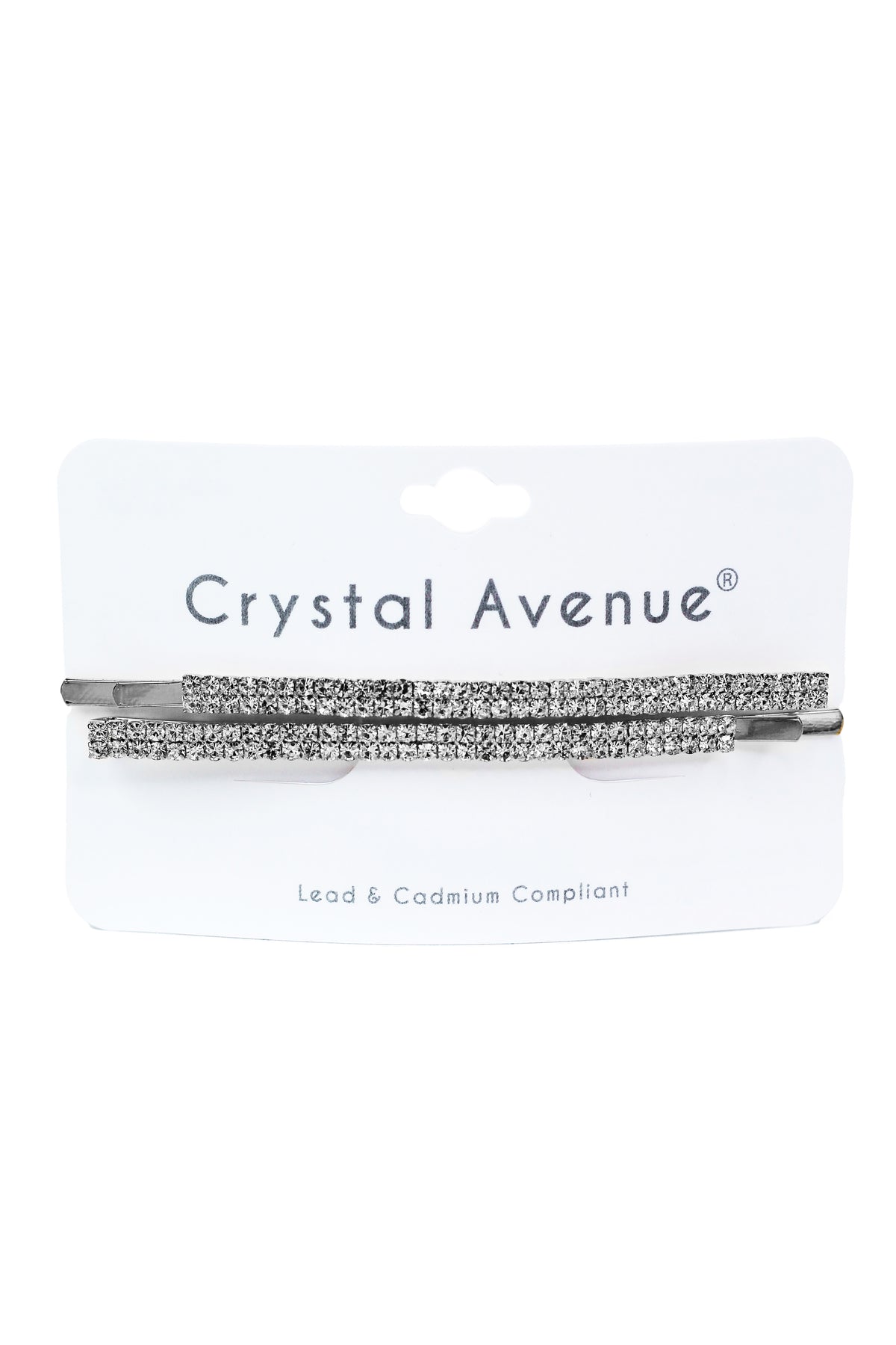 Double Row Rhinestone Bobby Pin Set