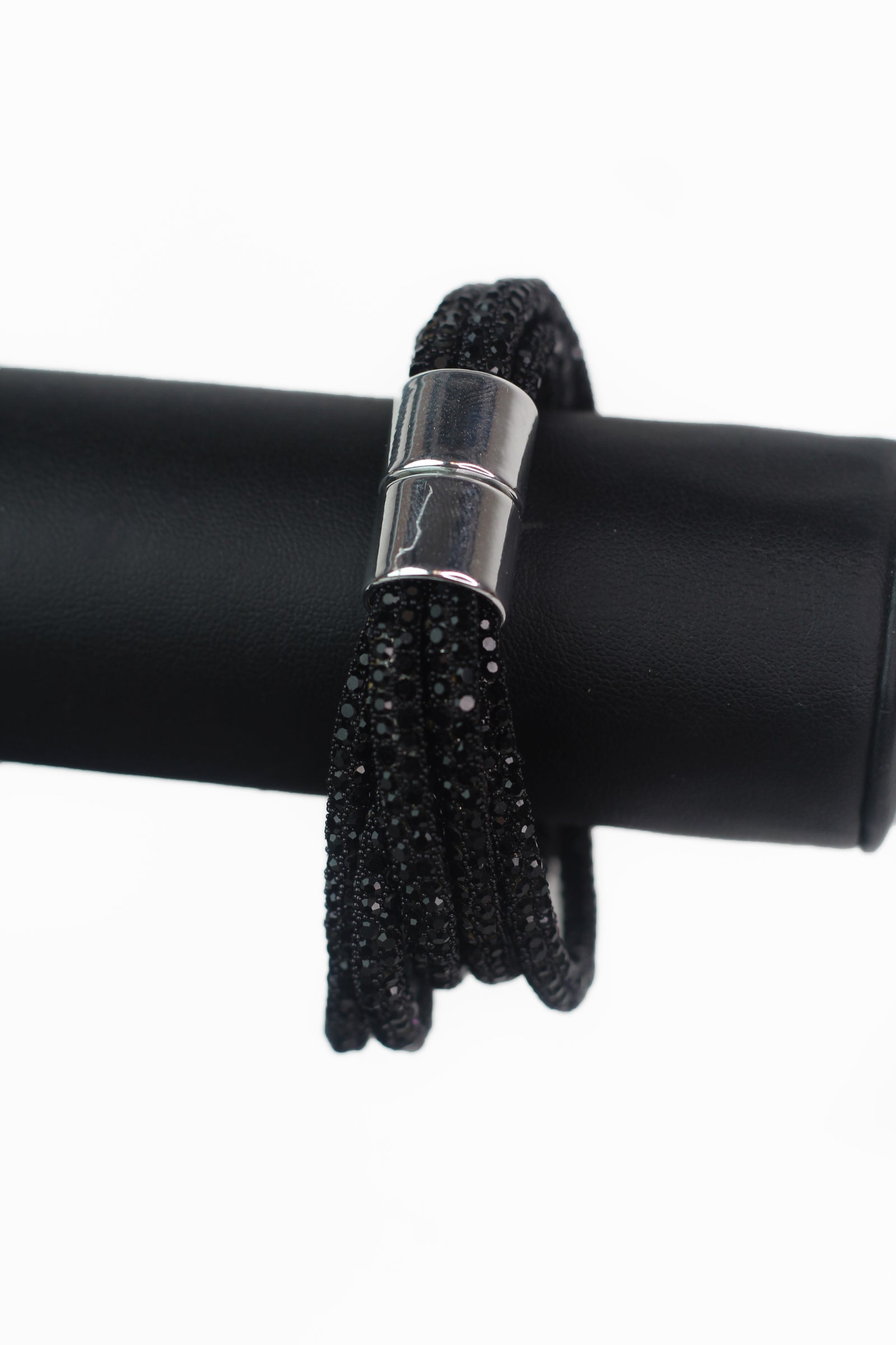 Rhinestone Ropes Multi Strand Magnetic Bracelet