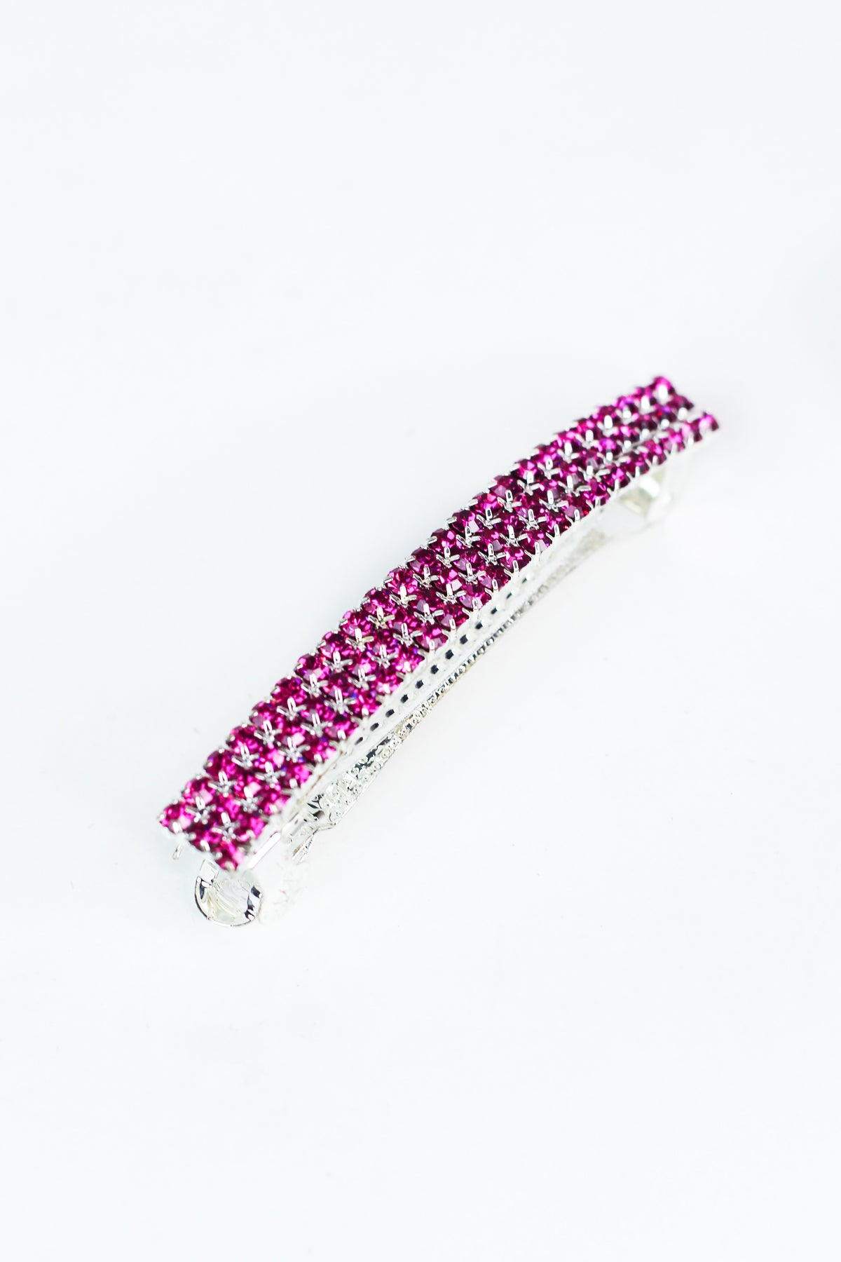 3 Row Rhinestone Hair Clip